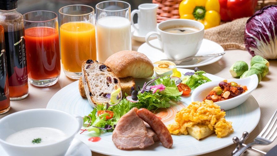 ＜朝食付＞地元の恵みが“ギュッ”と詰まった『地産地消ビュッフェ』を味わう贅沢な朝